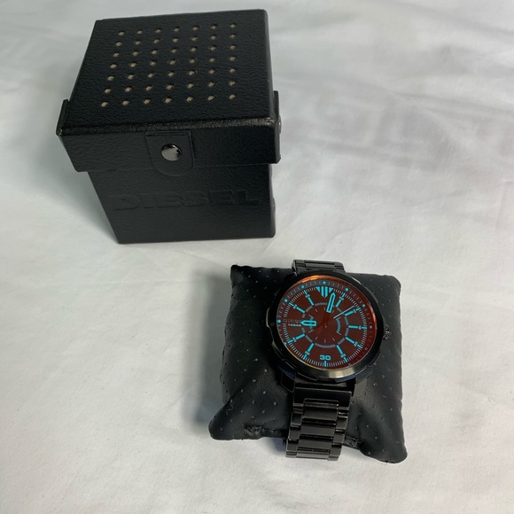 DIESEL Men's DZ1737 Machinus Black IP Watch - Picture 7 of 11